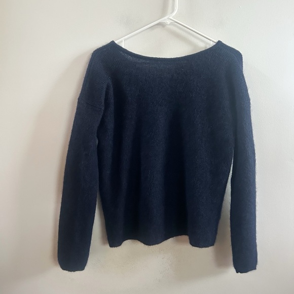 Sezane gaspard navy cardigan small - Picture 4 of 5